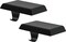 Christmas Stocking Holder for Mantle Set of 2, Black Christmas Stocking Hanger with Hook, Non-Slip Heavy Stocking Holders for Christmas Fireplace Mantel Decoration